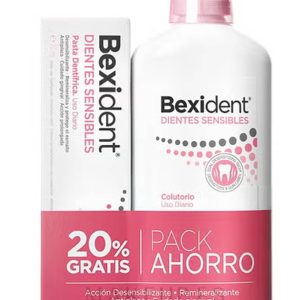 BEXIDENT DIENTES SENSIBLES PACK COLUTORIO 500 ML + PASTA DENTIFRICA 75 ML