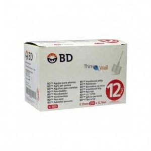 AGUJA PARA PLUMAS ESTERIL BD 29 G (0.33 MM X 12.