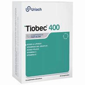 TIOBEC 400 40 COMPRIMIDOS