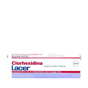 LACER PASTA DENTAL CLORHEXIDINA 75 ML.