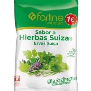 FARLINE SWEETSIN CARAMELOS HIERBAS SUIZAS 1 BOLSA 40 g