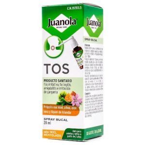 JUANOLA TOS SPRAY BUCAL SABOR MIEL MENTOLADA 120