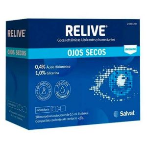 RELIVE OJOS SECOS 20 MONODOSIS 0,5 ml