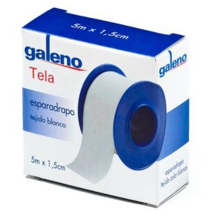 ESPARADRAPO GALENO TELA BLANCO 5 M X 1,5 CM
